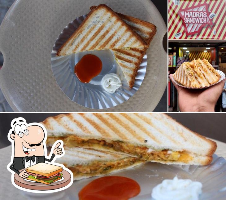 Grilled cheese sandwich at Chennai Sandwich