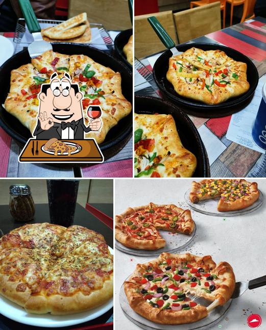 At Pizza Hut Huda Market, Gurugram, you can try pizza