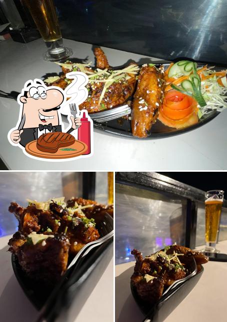 Get meat meals at Bay leaf cafe and restaurant