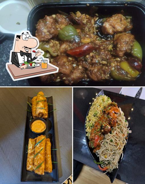 Food at Desi Spice Wok