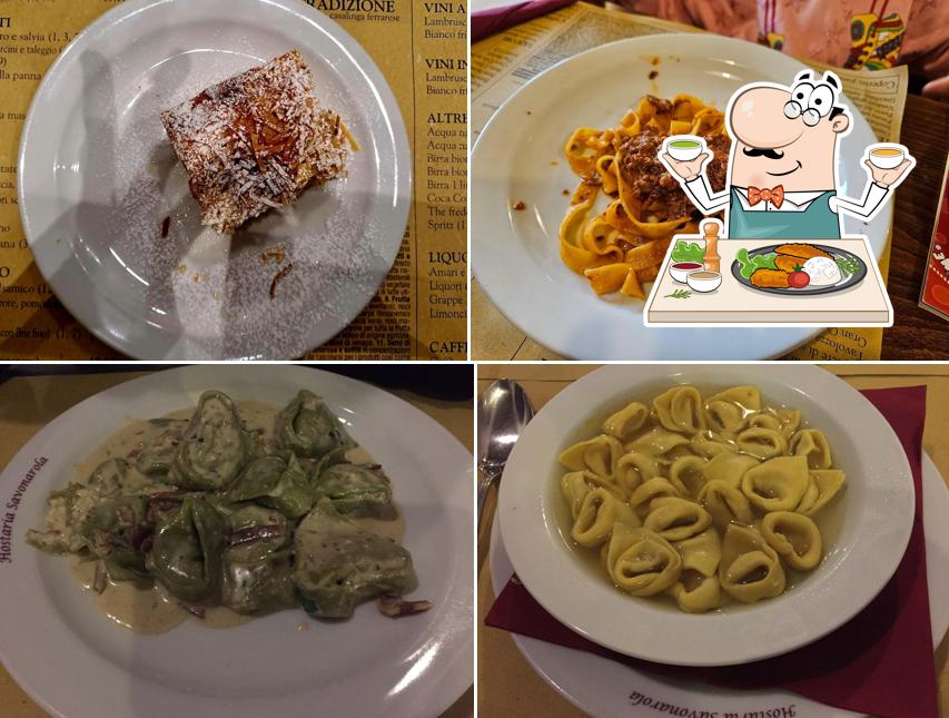 Cibo al Ristorante Hostaria Savonarola