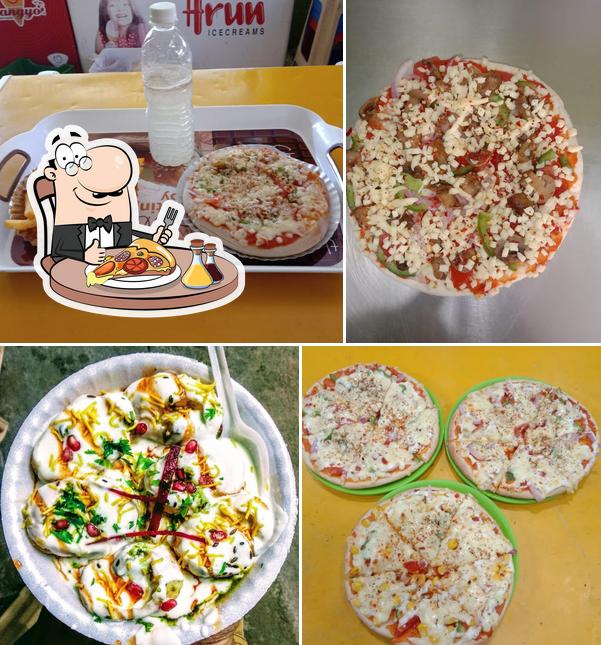 Pick pizza at Jungle Juice Junction