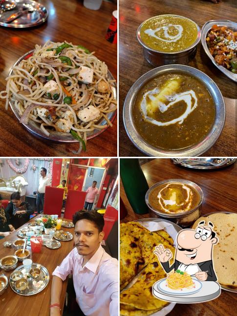 Spaghetti carbonara at Parveen Vaishno Dhaba