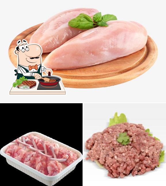 Order meat meals at Prince Chicken Center