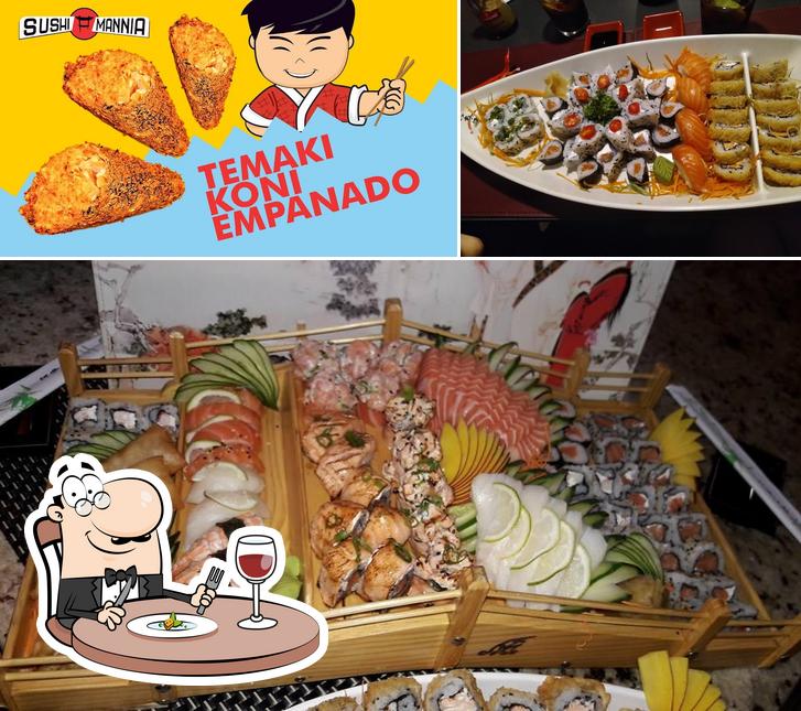 Comida em Sushi Mania São Sebastião