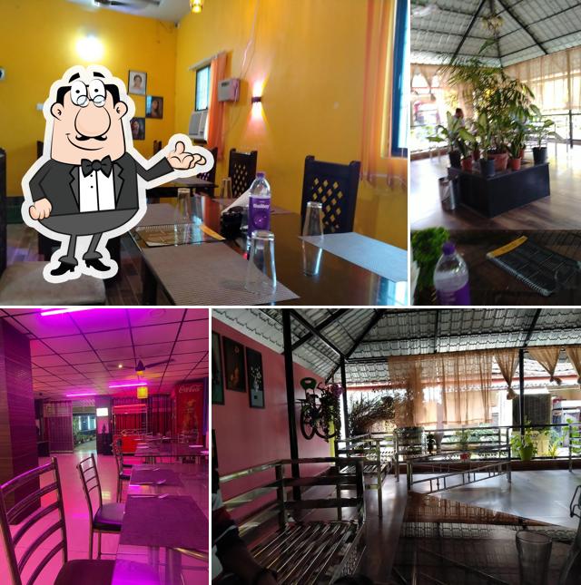 Take a seat at one of the tables at Beriha's Hotel Family AC Resturant