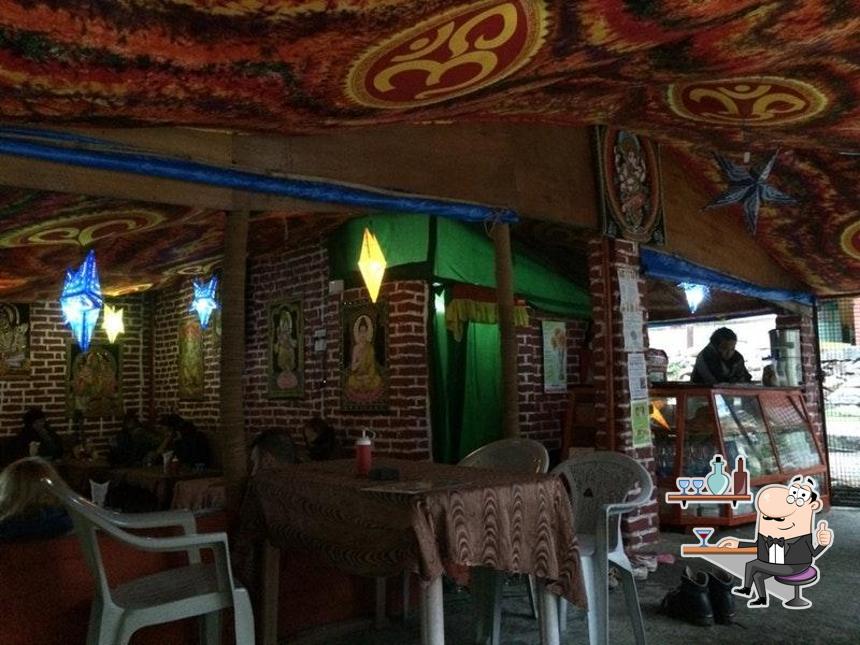 The interior of OM Cafe