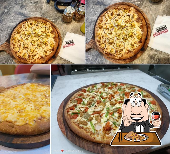 Get pizza at Chicago Pizza