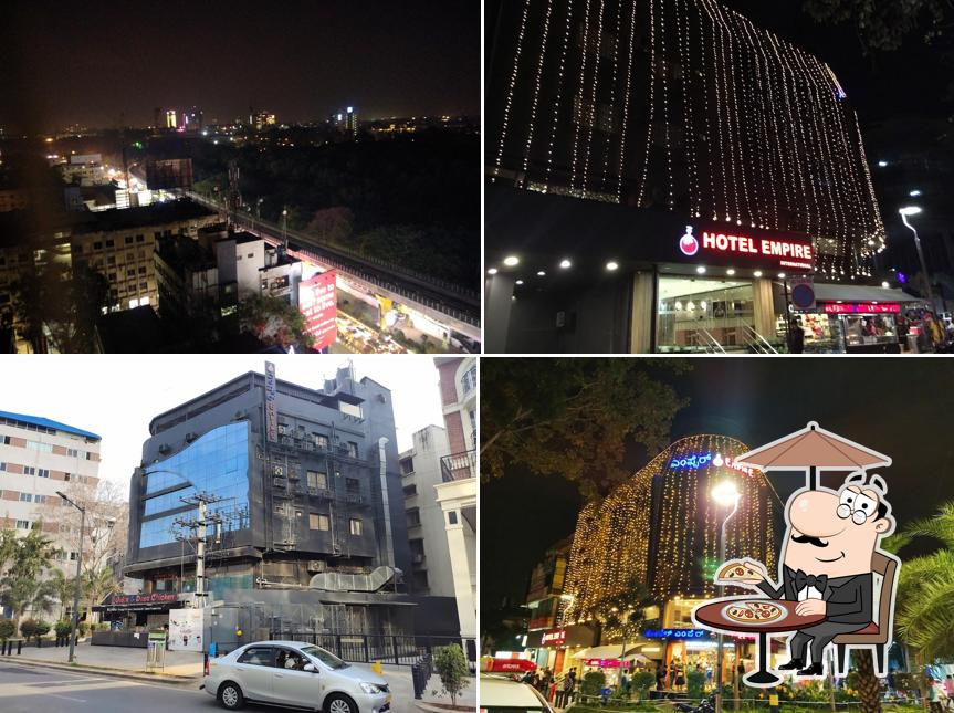 Enjoy the view outside Empire Restaurant