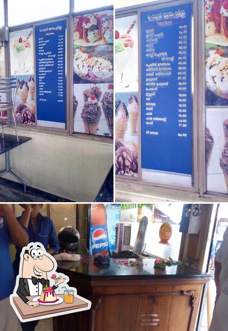 Hotel Annapoorna offers a selection of desserts