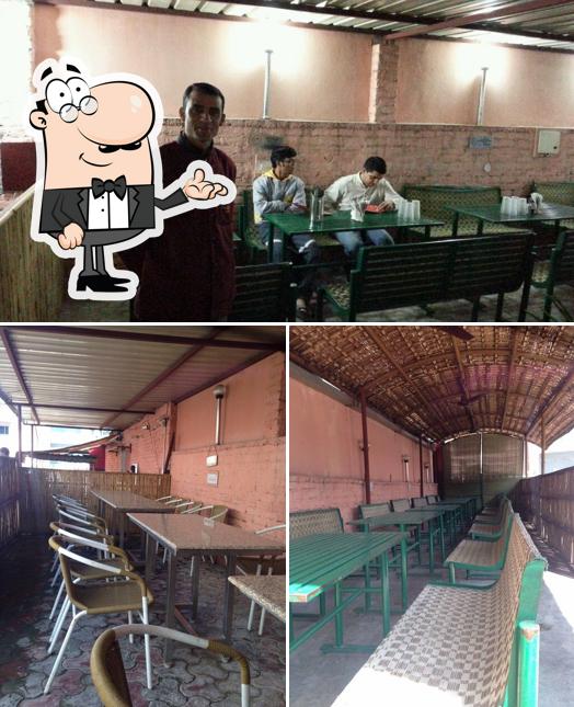 The interior of Kwality Restaurant