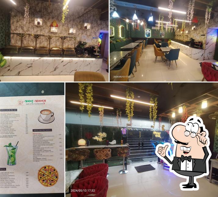 The interior of Anant Anandam Buffet & Fast Food