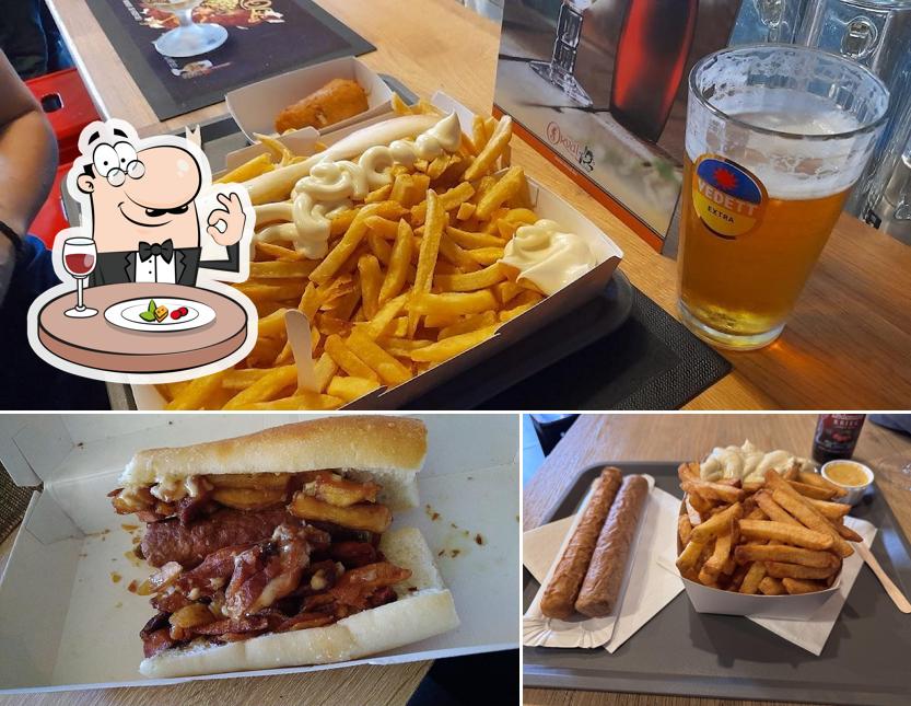 Panino con maiale stirato al Les Belgeries