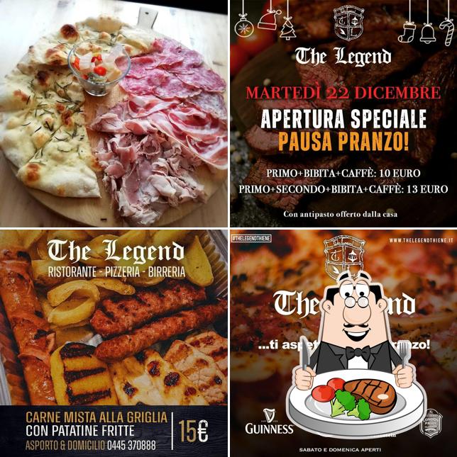 The Legend serve piatti di carne