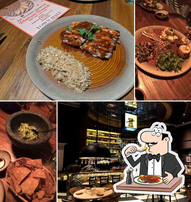 Food at Townhall Restaurant