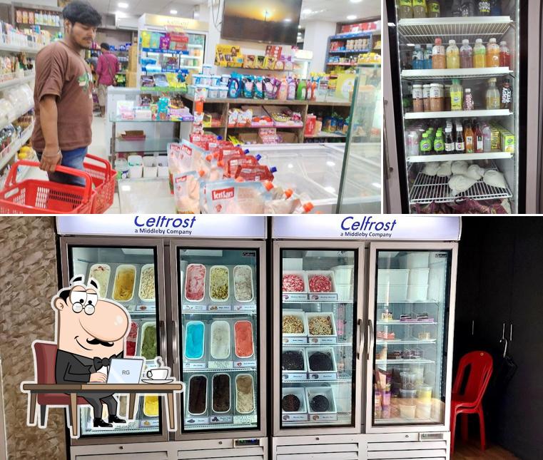 Take a seat at one of the tables at Dalson Bakery