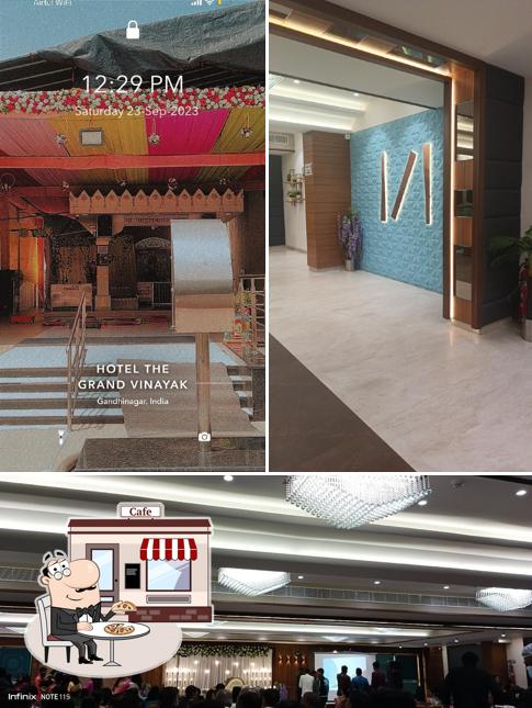 Enjoy the view at the outside area of Hotel The Grand Vinayak