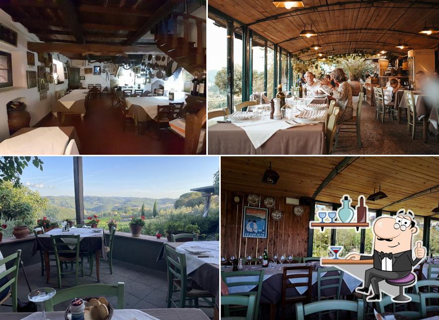 Gli interni di La Cantinetta Di Rignana