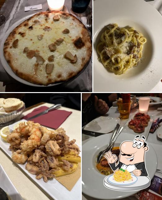 Spaghetti alla carbonara al Da Mamo