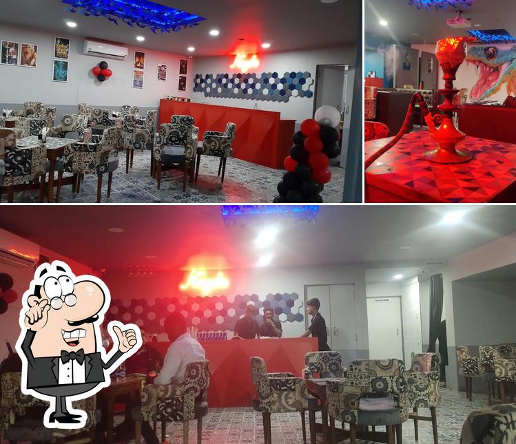 The interior of CAFE BYTES