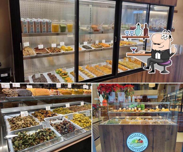 Gli interni di Artisti del Vegetariano Magenta