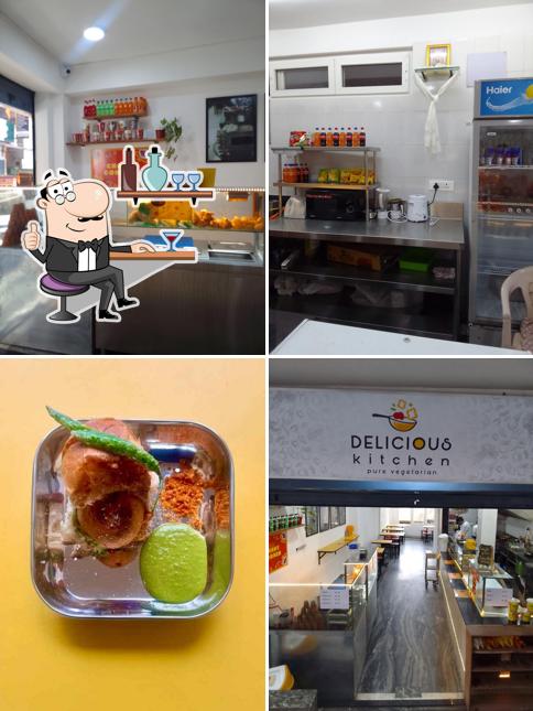 The interior of Delicious Kitchen Pure Vegetarian
