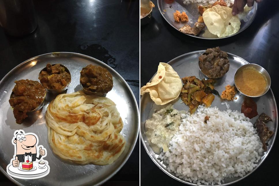 Kumar Hotel serves a variety of sweet dishes