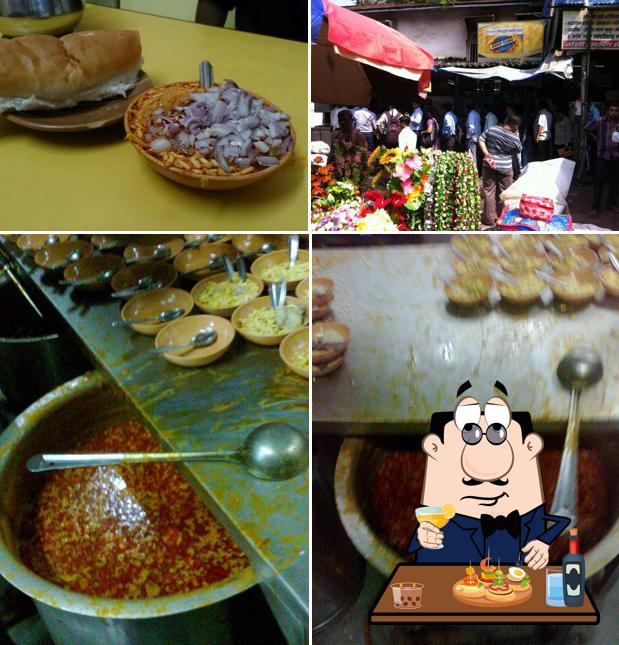 Pick a sandwich at Mamledar Kacheri Misal (Talao Pali)