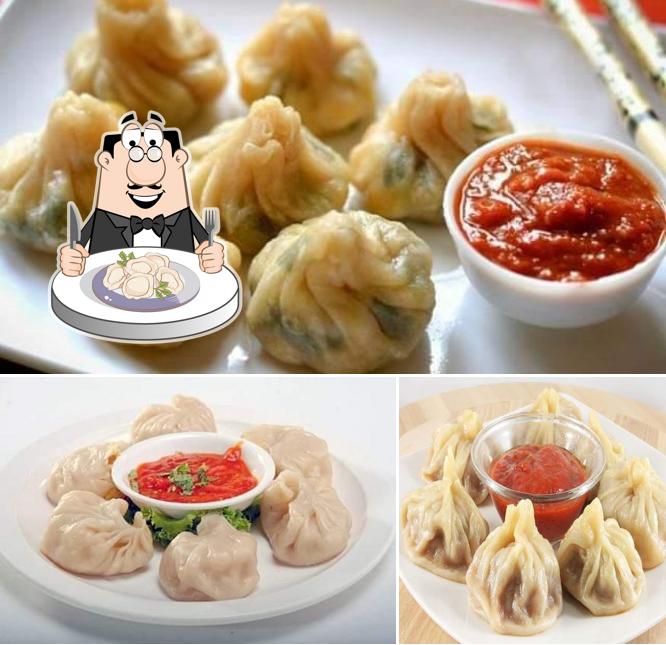 Dumplings at Momo Center Salua