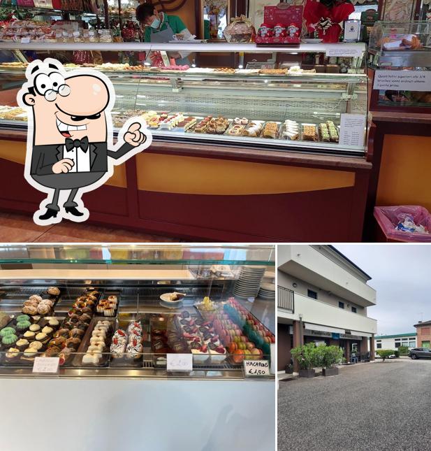 Guarda la immagine che mostra la interni e esterno di Pasticceria Caffetteria Elite di Maya