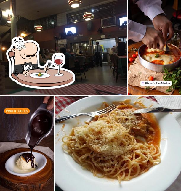 Platos en San Marino Restaurante e Pizzaria Restaurante na Asa Sul Delivery