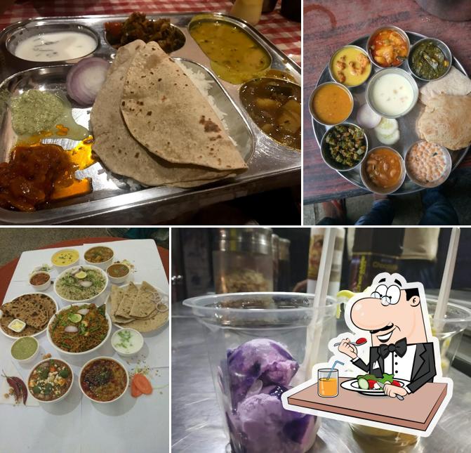 Food at Shri Vaishnav Dhaba