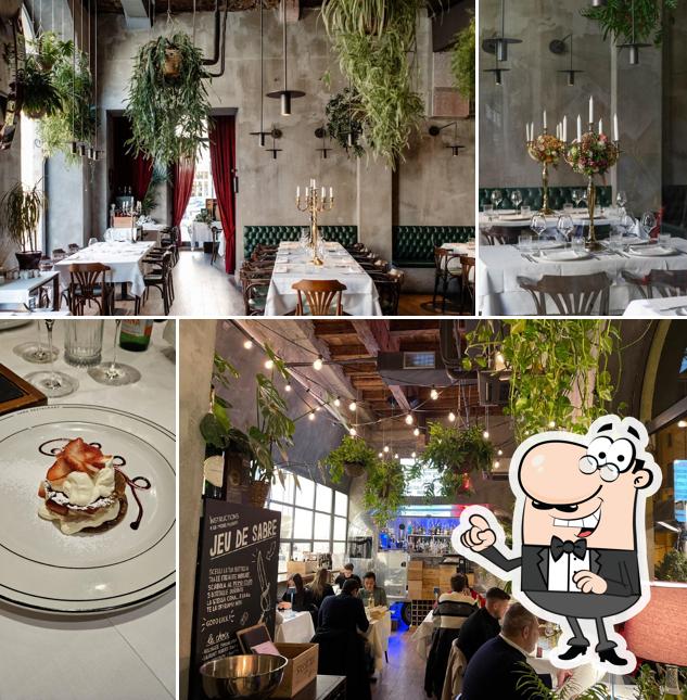 Gli interni di Yard Restaurant