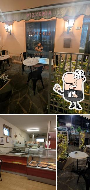 Gli interni di Pizzeria L'Oasi