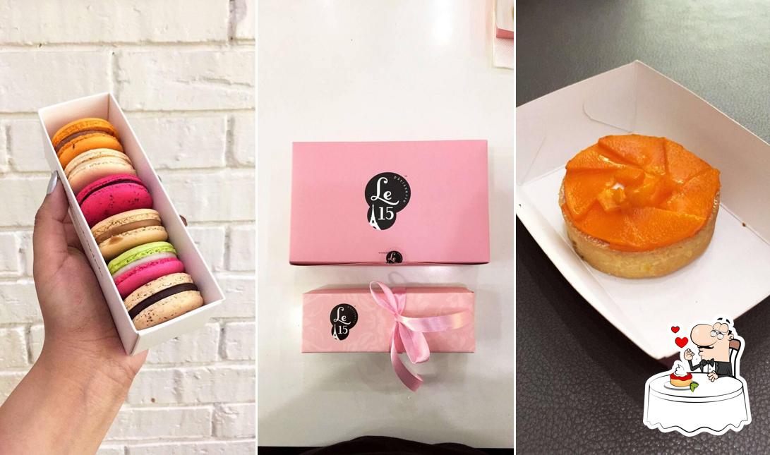 Le15 Patisserie serves a number of sweet dishes