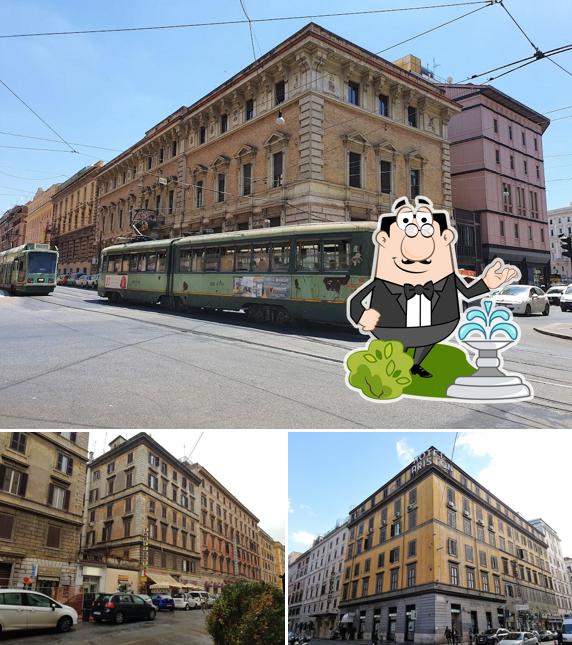 Gli esterni di Hotel Ariston