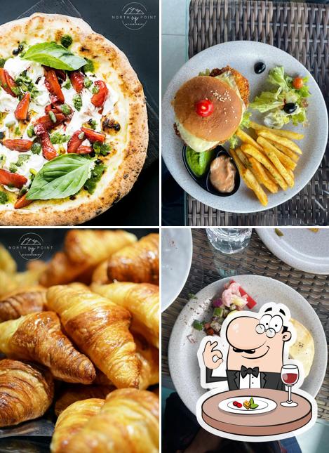 Food at North Point Eatery Café Restaurant, Bar & Grill