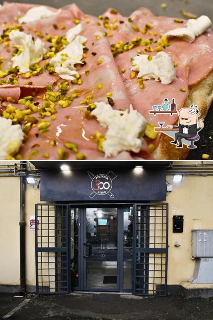 Gli interni di 300° pizzeria al taglio