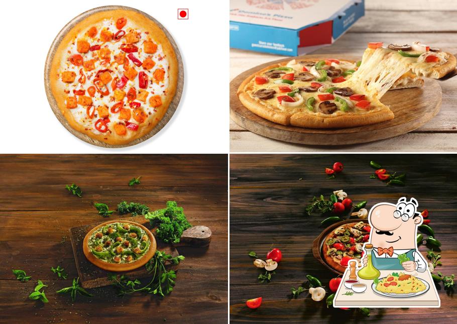 Food at Domino’s takeaway