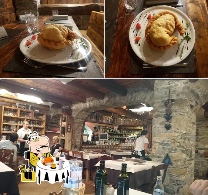 Questa è la foto che presenta la cibo e esterno di OLD SCHOOL SRL