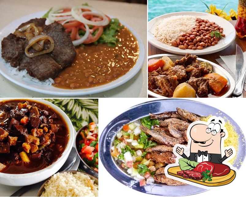 Restaurante Mar e Sol oferece refeições de carne