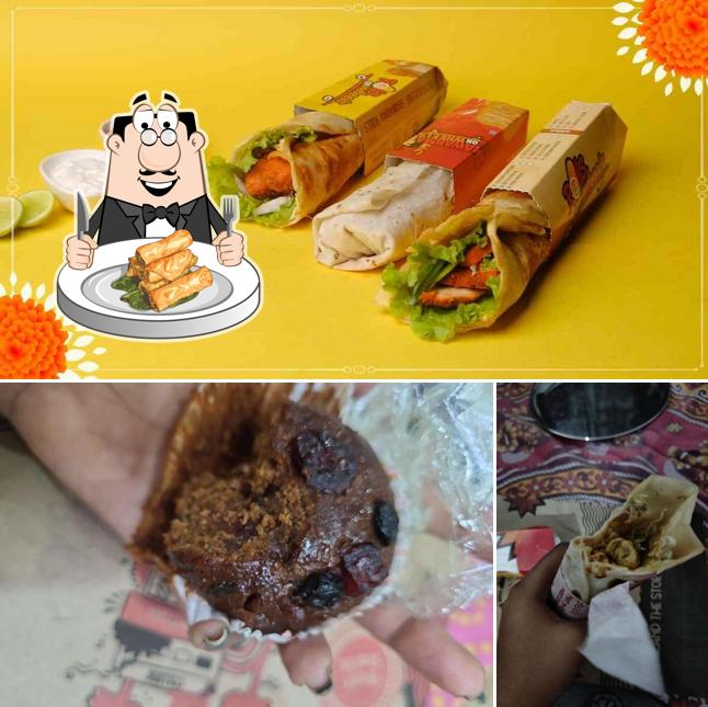 Spring rolls at Rolls on Wheels - Shawarma & Wraps