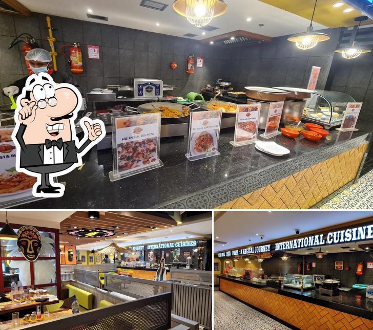 The interior of AB's - Absolute Barbecues Trichy