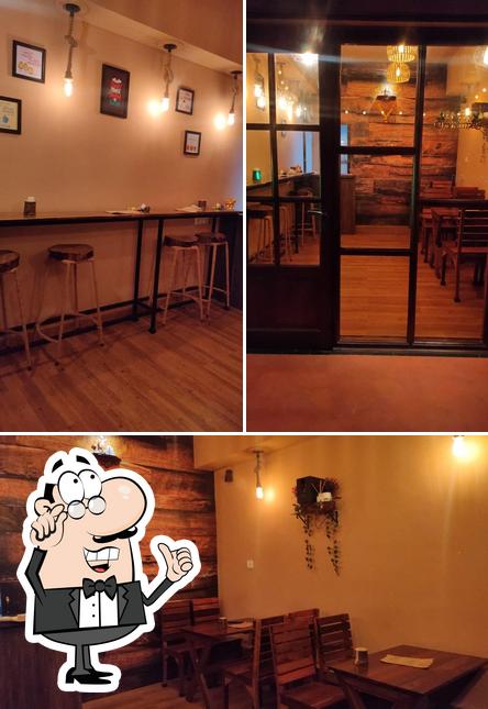 The interior of Macberth's Cafe