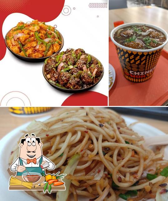 Spaghetti bolognese at Chinese Wok