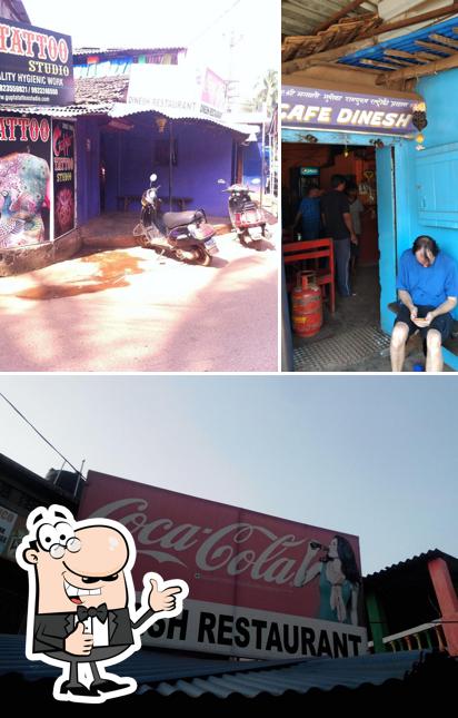 See this pic of Dinesh Cafe
