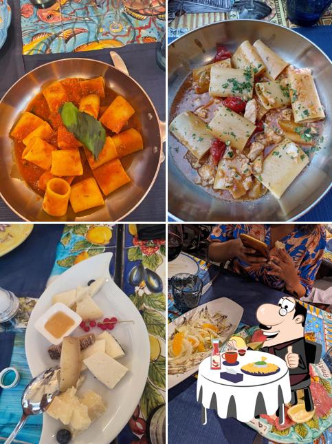 Piatto di formaggi al La Taverna del Duca