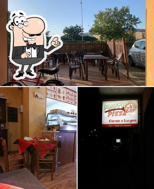 Gli interni di Mastro Pizza