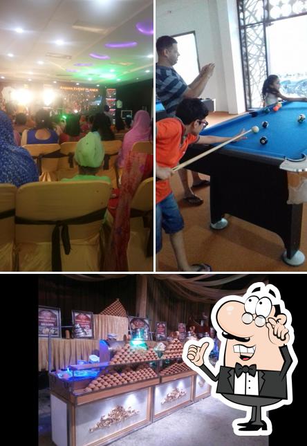 Take a look at the photo showing interior and exterior at Daawat