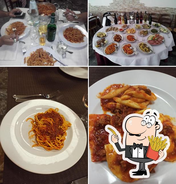 Prova a prendere un piatto di patatine a Ristorante Trattoria Bolsena